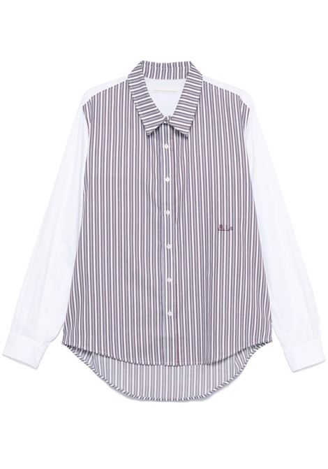 Multicolour striped shirt Random identities - men